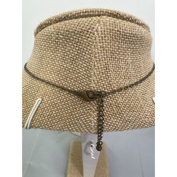 Vintage Rose Choker Necklace With Pink Flower Accents & Adjustable Chain - Picture 4 of 5